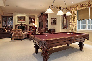 Billiard table assembly with perfect leveling in Frederick content img3