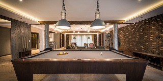 billiard table room sizes chart in Frederick content img2